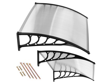 Strieška na dvere 120x100 cm Strešný kryt z polykarbonátu
