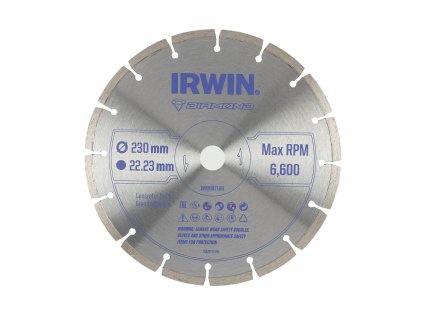 IRWIN DIAMANT TARGET 230 mm x 22,23 mm / SEGMENTÁLNE pre betón, tehly, žulu a mramor