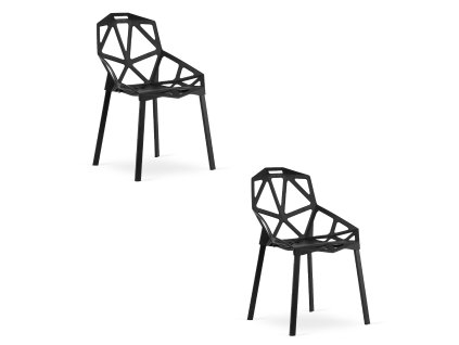 Kreslo ESSEN - čierne x 2