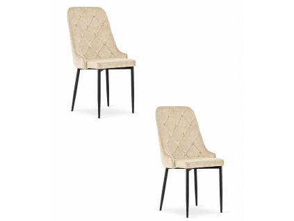 Stolička CAPRI - béžová x 2