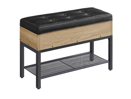 Skriňa na topánky so sedadlom - sonoma - LSB046B11