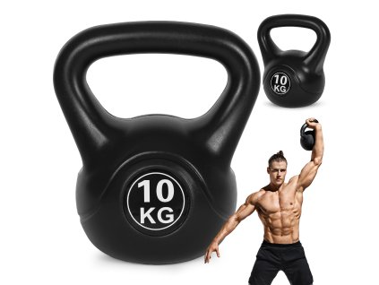 Kettlebell 10 kg na cvičenie, činka, lopta, fitness záťaž,