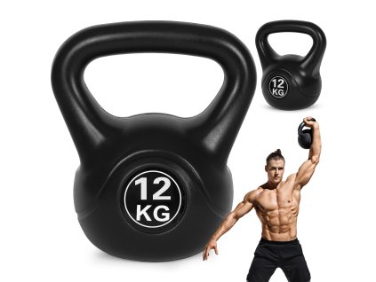 Kettlebell 12 kg na cvičenie, činka, lopta, fitness záťaž,