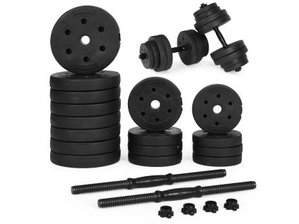 Nastaviteľné činky 2x15 kg Cvičebná sada 30 kg