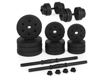 Nastaviteľné činky 2x10 kg Cvičebná sada 20 kg