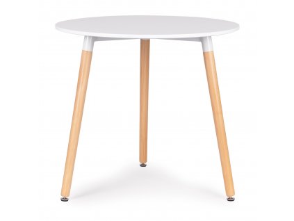 Moderný drevený stôl do kuchyne obývačky, 80 cm