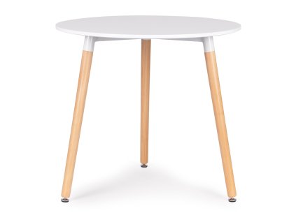 Moderný drevený stôl do kuchyne obývačky, 80 cm