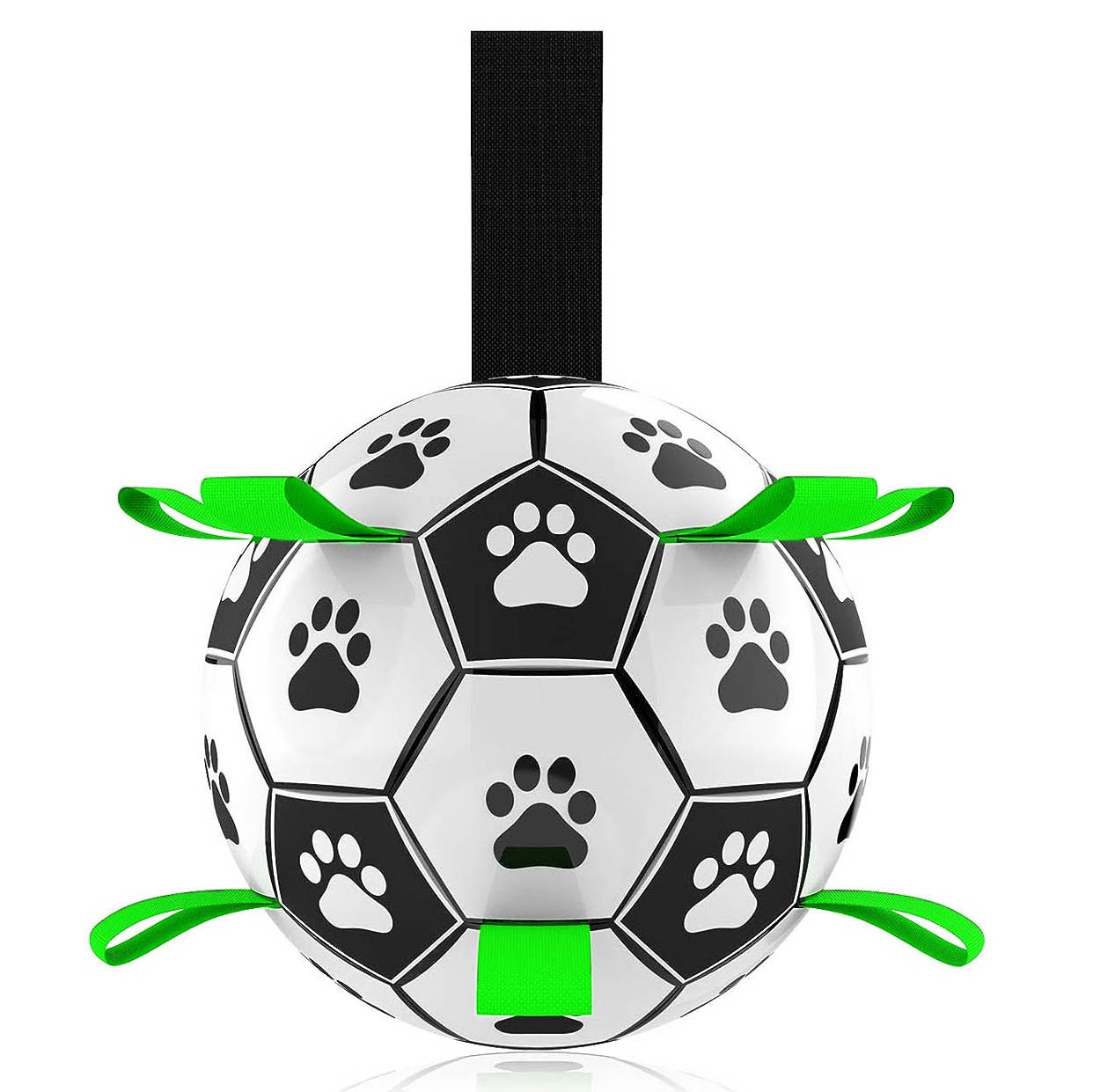 Futbalová lopta Ronald pre psov s držadlami