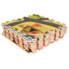 Penová podložka pre deti safari puzzle 9el 93x93cm