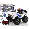 Auto R/C Police Jeep 1:14 diaľkovo ovládané svetelné efekty