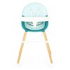 stolička na kŕmenie 2 v 1 modrá