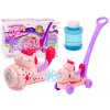 Mydlové bubliny Stroj Ride-on Jednorožec Svetlá Zvuky Ružová