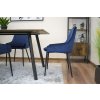 Kreslo MONZA - modrý zamat x 1