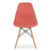 Stolička OSAKA cinabar / prírodné nohy x 2