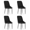 Stolička CAPRI - čierna x 4