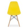 Stolička OSAKA žltá / prírodné nohy x 2