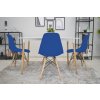 Stolička OSAKA modrá / prírodné nohy x 2