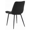 Kreslo BERA - čierny zamat / čierne nohy x 1