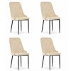 Stolička CAPRI - béžová x 4