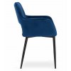 Kreslo AMALFI - modrý zamat x 1