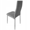 Súprava 4 čalúnených stoličiek s vankúšikom do jedálne a obývačky, 4 kusy, sivá