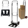 Hliníkový skladací ručný vozík, prepravný skladový vozík, nosnosť 90 kg