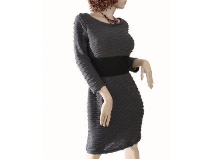 SANDRA DARREN dámské šaty šedé