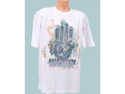 Miskeen pánské tričko bílé s logem