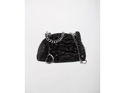 bebe dámská kabelka černá lesklá
