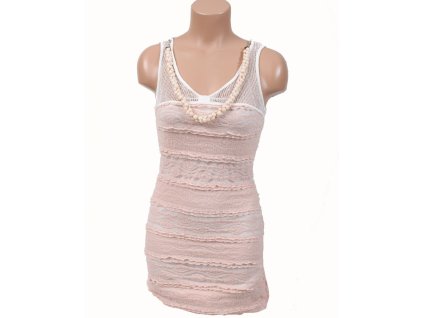 JUST ME dámské šaty světle růžové