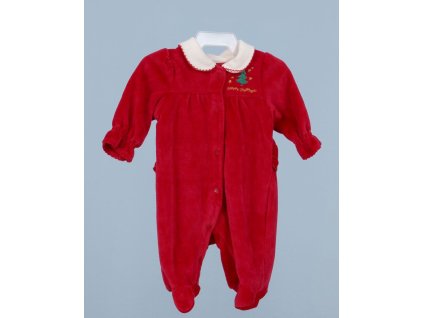 FADED GLORY dětské vánoční dupačky červené