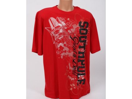 SOUTH POLE pánské tričko červené