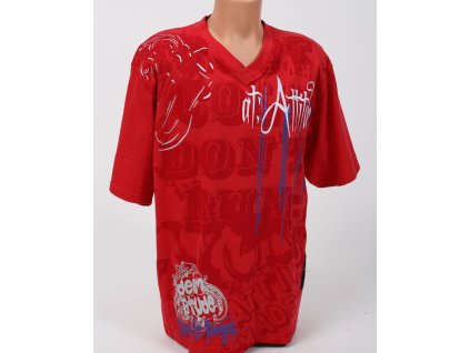 attitude pánské tričko červené