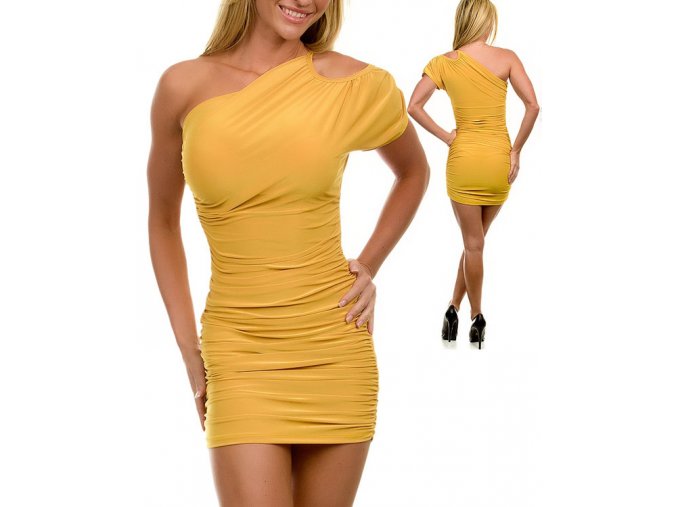 JFANY D USA dámské šaty žluté