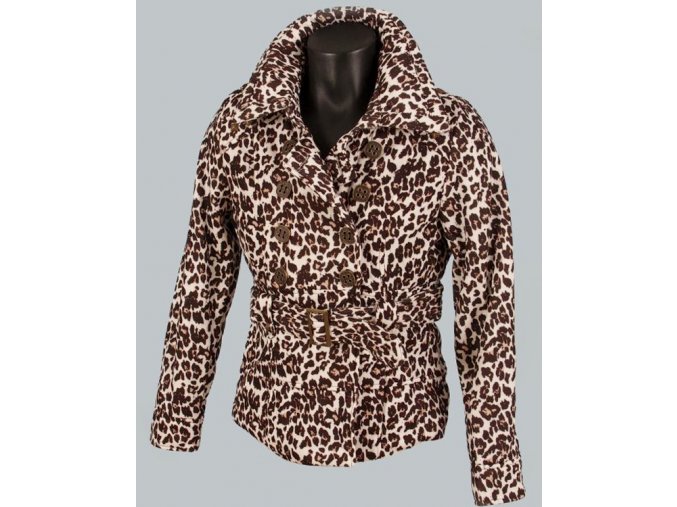 PINK SOUP dámská bunda leopard