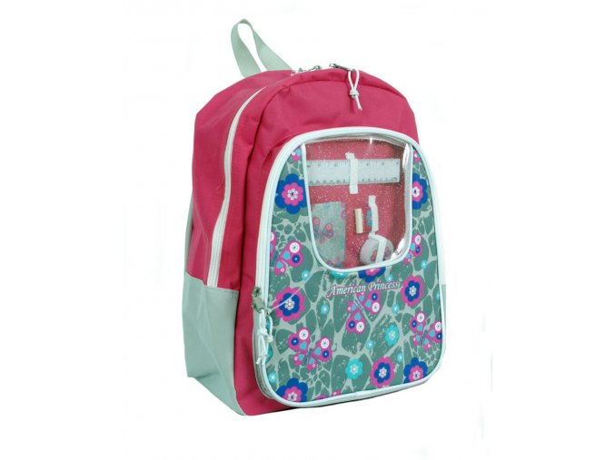 AMERICAN PRINCESS dětský školní batoh růžový