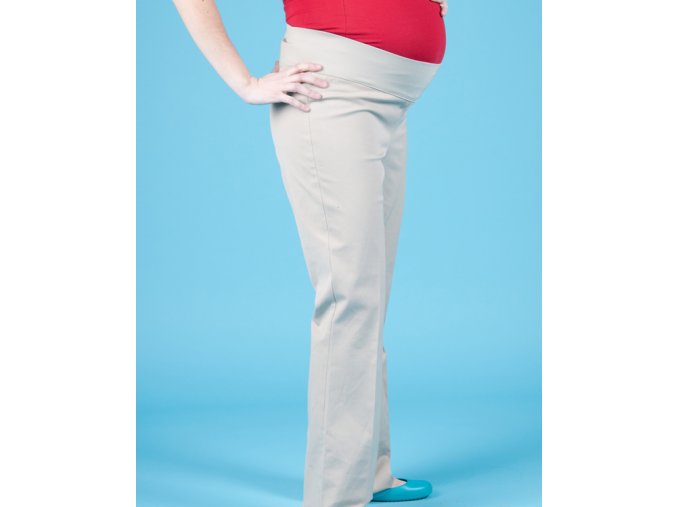 GAP MATERNITY těhotenské kalhoty béžové