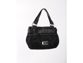 XOXO dámská kabelka černá s nápisy XOXO
