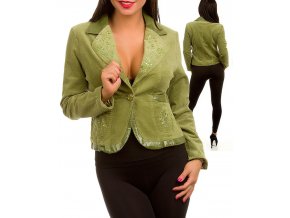MISHA U.S.A. dámské sako/kabát zelené