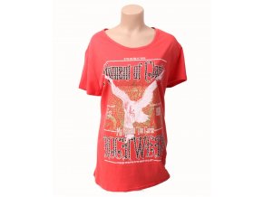 Rocawear dámske tričko červené s tribal vzorem