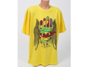 Miskeen pánské tričko žluté s logem