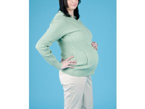GAP MATERNITY těhotenský svetr zelený