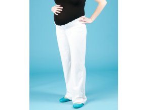 OLD NAVY těhotenské sportovní kalhoty bílé