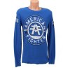 American Fighter pánské tričko/mikina modrá s logem a symboly USA