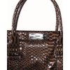 Calvin Klein python dámská kabelka světle hnědá