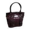 Calvin Klein python dámská kabelka vínová