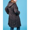NAUTICA dámská bunda hnědá s odepínací kapucí