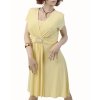 R&M Richards dámské šaty společenské žluté