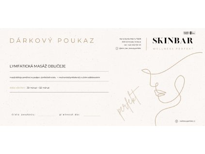 lymfatická masáž obličeje