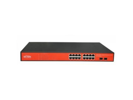 Wi-Tek WI-PS318GF 16xGbit PoE Switch 350W 2xSFP